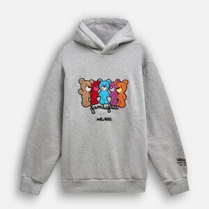 inBetweeners Est. 2021 Familia Grey Melange Unisex Hoodie Size S *NWT*